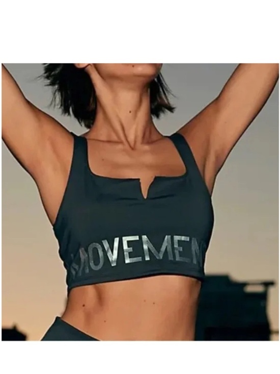 Free People Other - Free People FP Movement Logo Front Slit Sports Bra size small